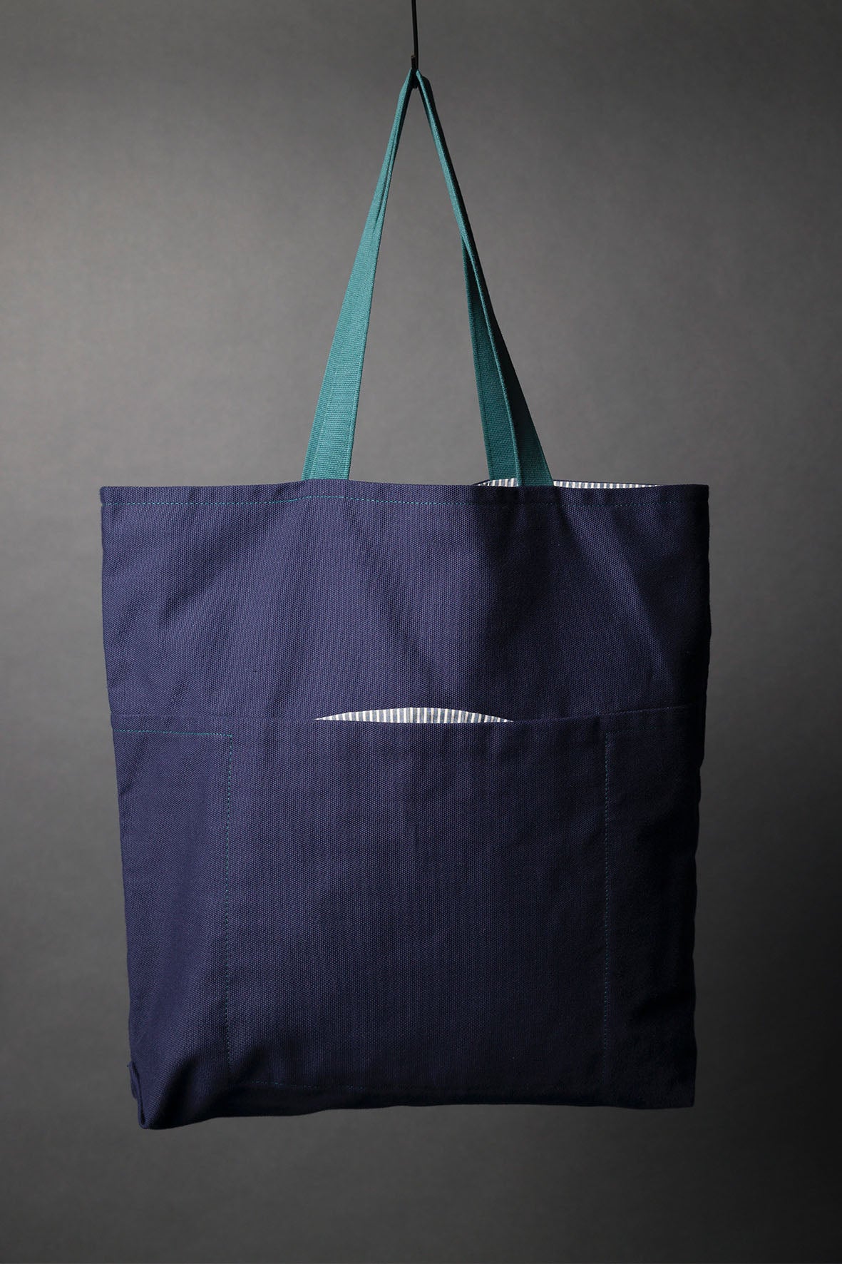 Organic Cotton Canvas - Navy