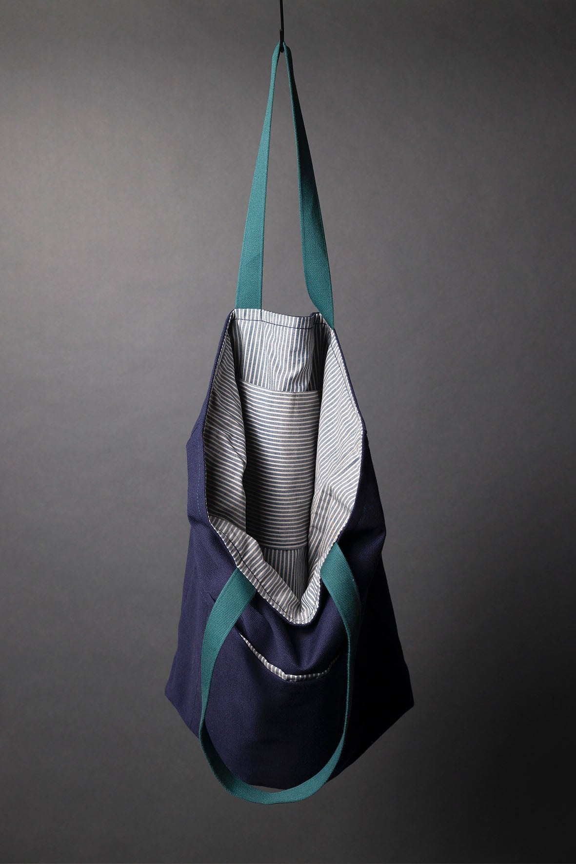 Organic Cotton Canvas - Navy