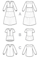 Closet Core Patterns - Nicks Dress & Blouse