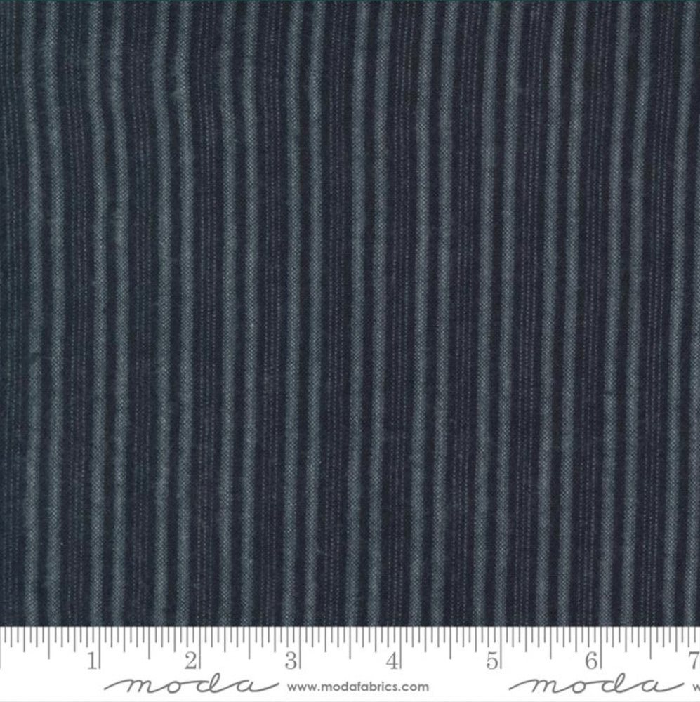 Brushed Cotton/Flannel - Stripe Flint