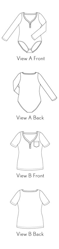 Liesl & Co. - Strasbourg Henley Bodysuit & Top