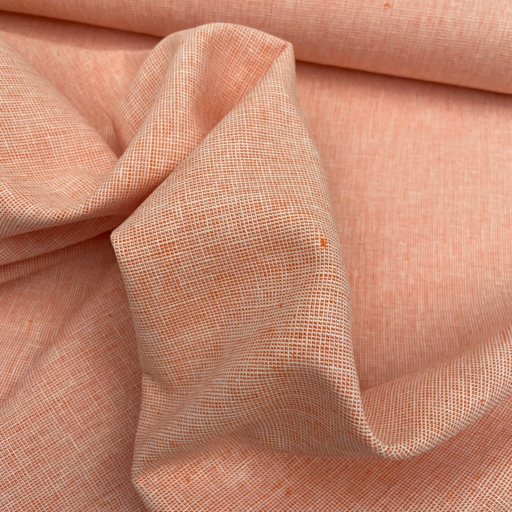 Essex Linen Mix Homespun - Orangeade