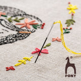 Pony 04843 - Embroidery Crewel Sizes 3-9 - Nickel Free