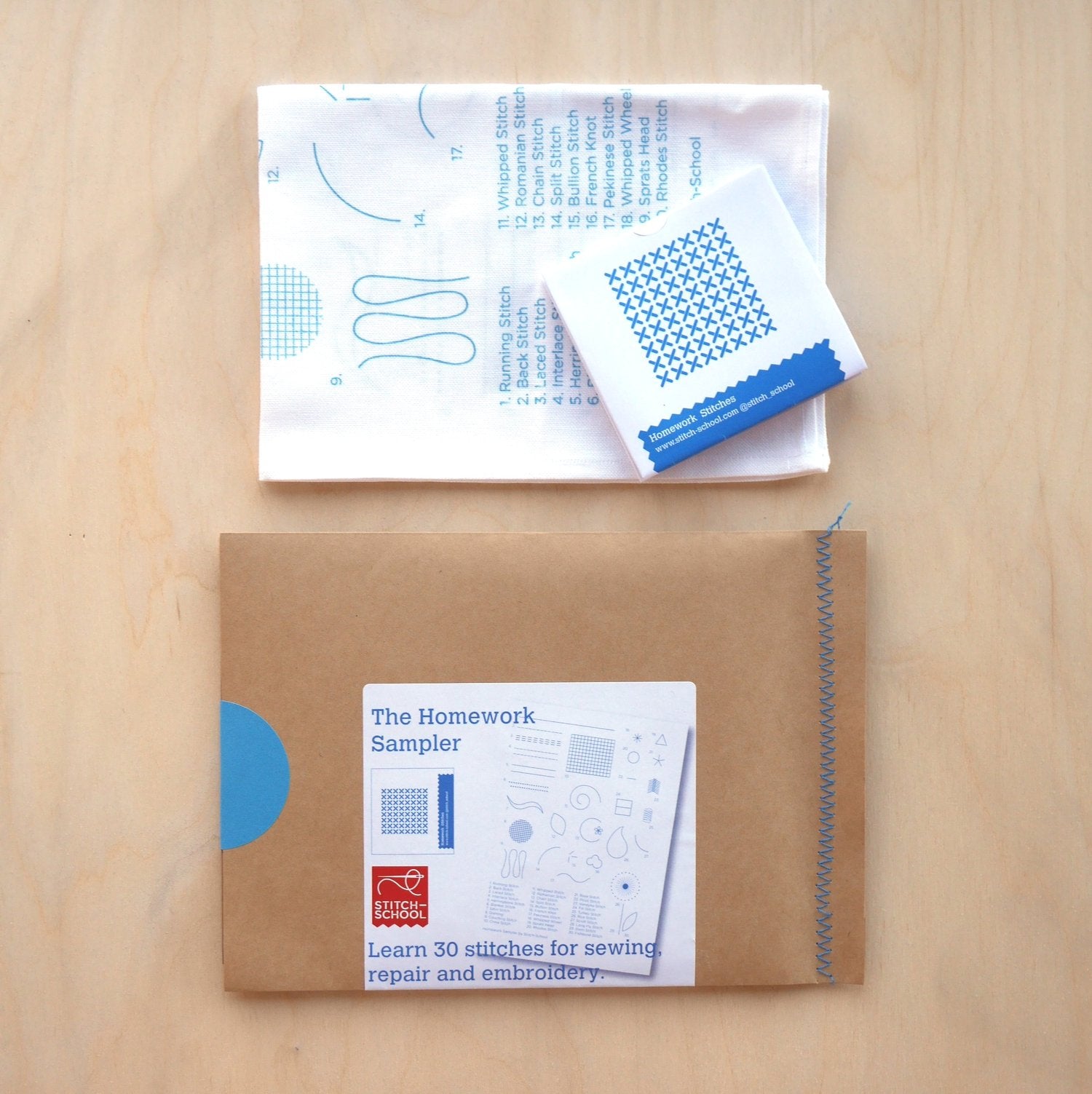 Stitch School - The Homework Sampler