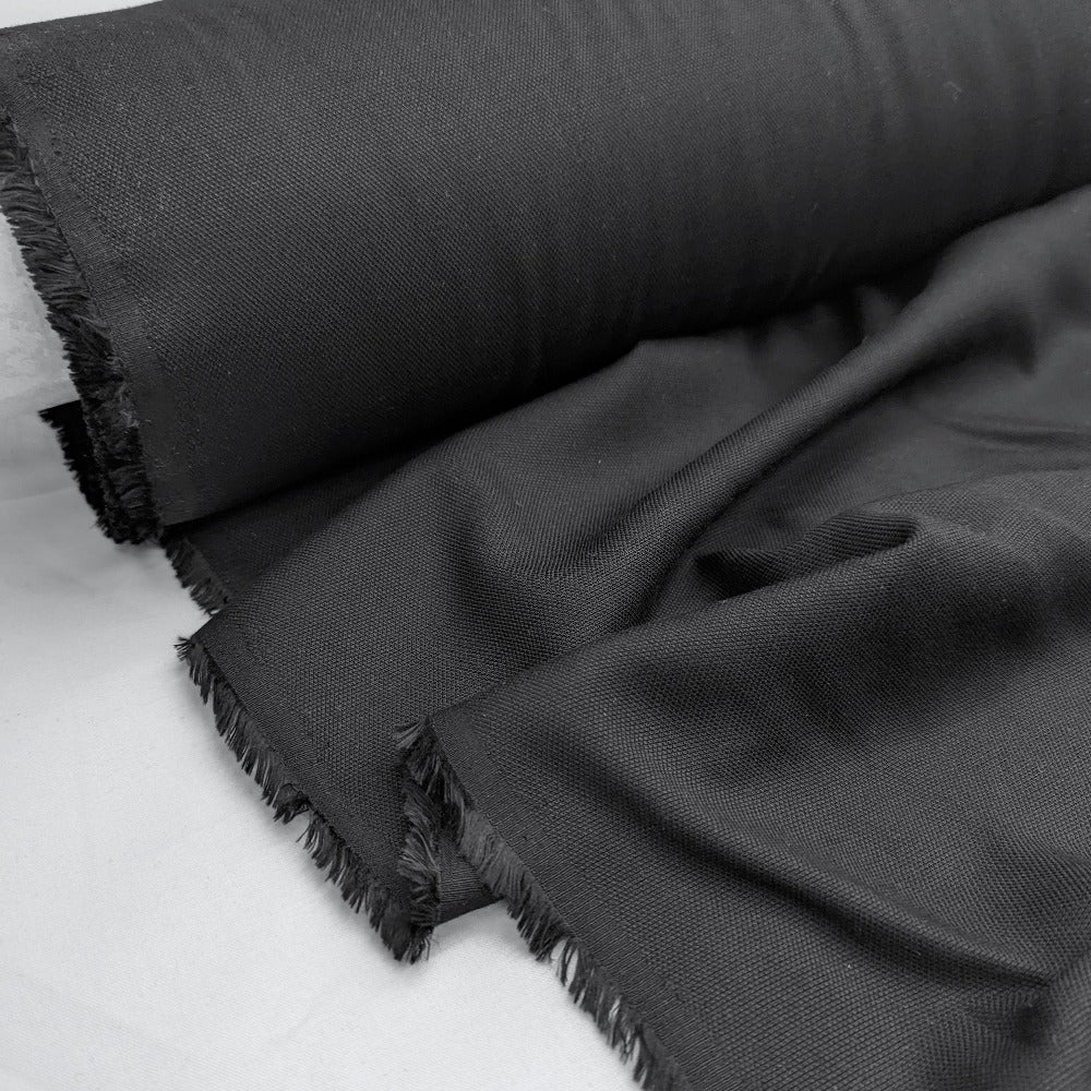 Viscose Pique - Black
