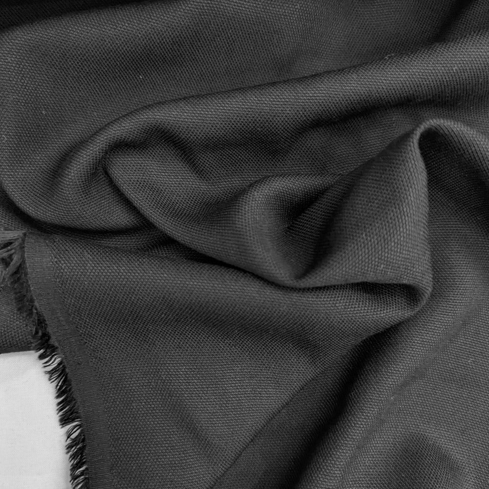 Viscose Pique - Black