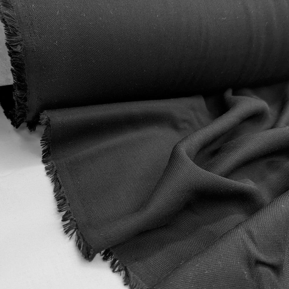 Viscose Pique - Black