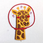 Stick-On Patch - Giraffe Astronaut