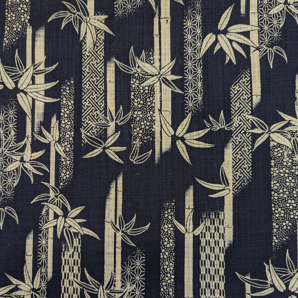 Japanese Indigo Print - Indigo Bamboo