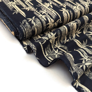 Japanese Indigo Print - Indigo Bamboo