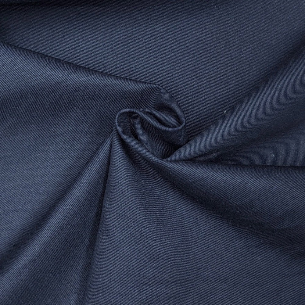 Basic Cotton Drill - Dark Navy