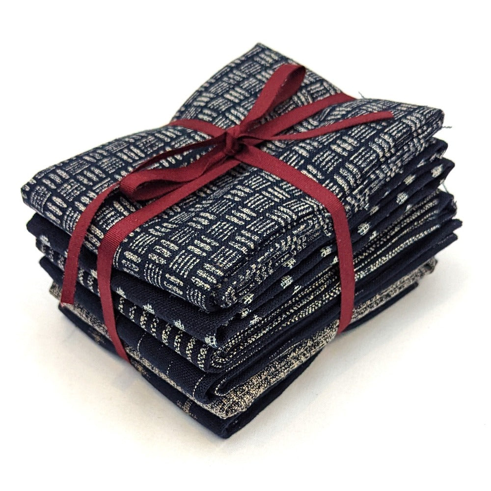 Sevenberry Indigo - Fat Quarter Bundle of 6
