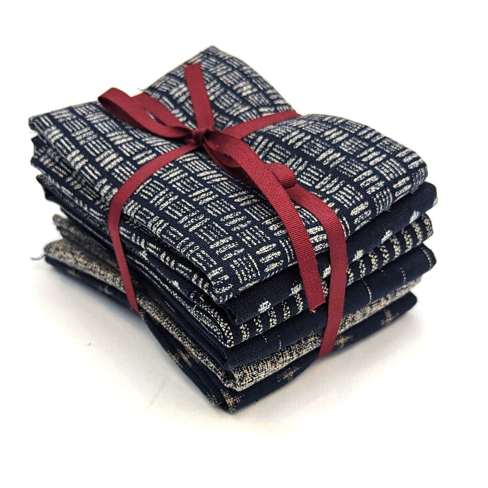 Sevenberry Indigo - Fat Quarter Bundle of 6