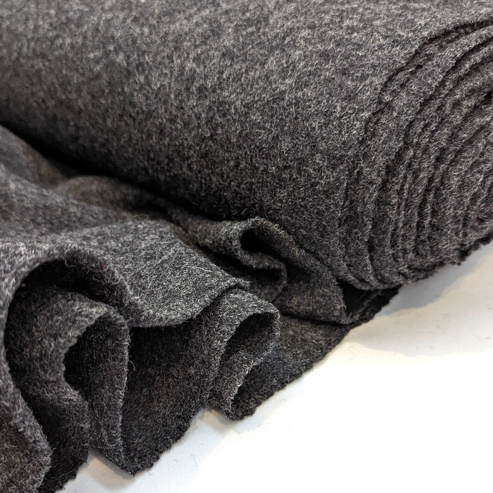 Boiled Wool - Dark Grey