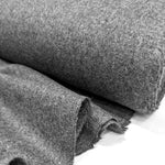 Japanese Recycled Wool Mix - Deep Charcoal Grey