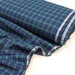 Brushed Cotton Check - Blue/Green