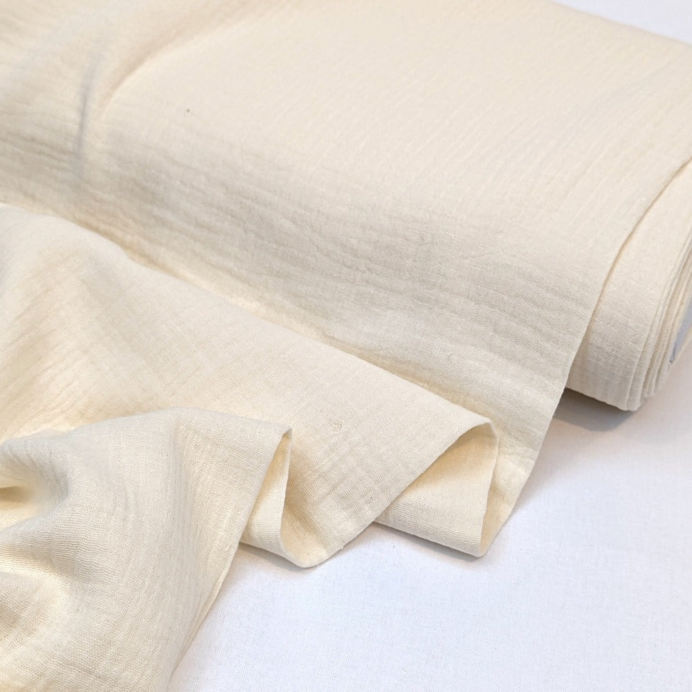Cotton Double Gauze - Vanilla