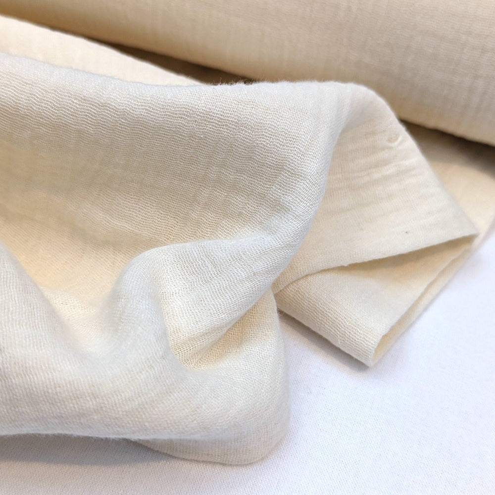 Cotton Double Gauze - Vanilla