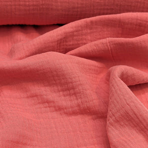 Cotton Double Gauze - Bubblegum