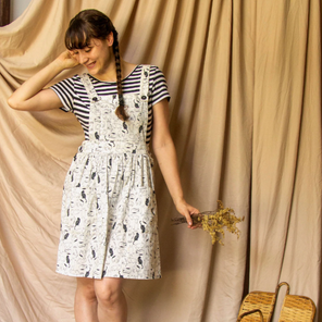 Untitled Thoughts - Fleur Pinafore Dress - PDF Pattern