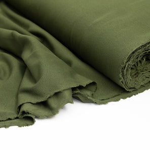 Cotton Ribbed Jersey - Forest