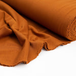 Cotton Rib Jersey - Dark Rust