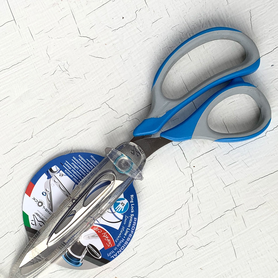 Left-Handed Ring Lock Tailors Shears 22cm