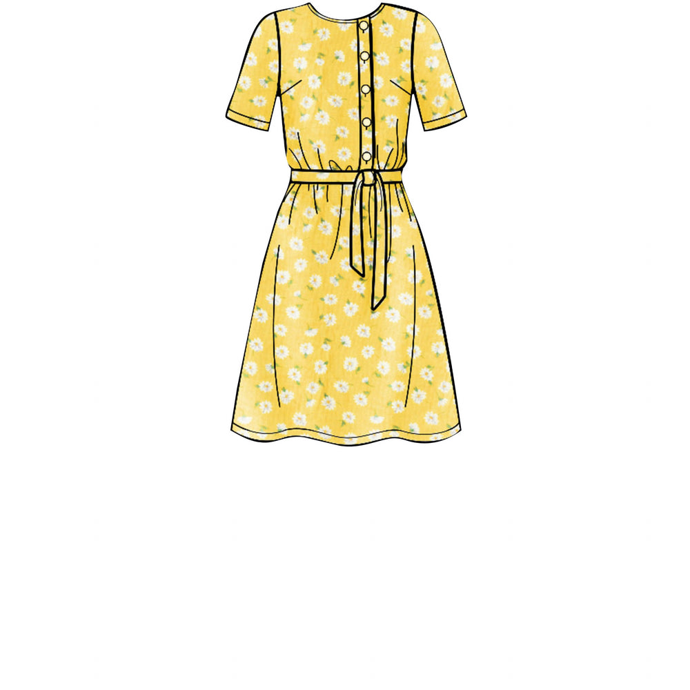 Simplicity 8914 - Elasticated Waist Dress