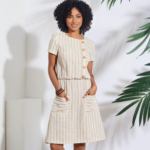 Simplicity 8914 - Elasticated Waist Dress