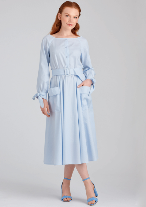 Simplicity 9040 - Misses' Dresses With Neckline, Sleeve & Length Variations