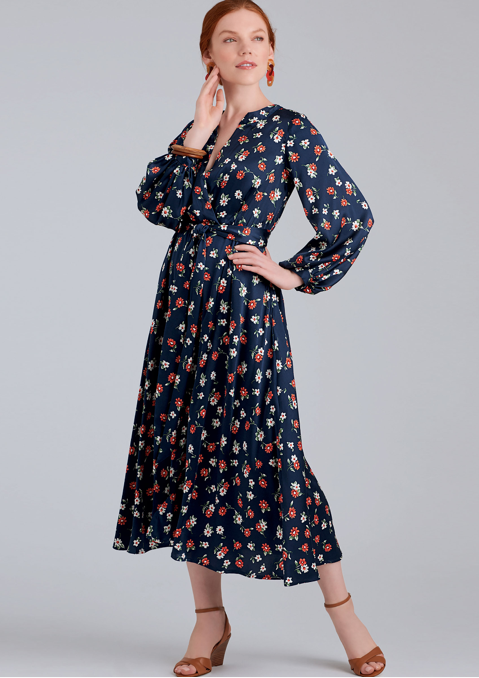 Simplicity 9041 - Misses' Dresses In Three Lengths With Sleeve Variations