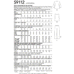 Simplicity 9112 - Misses' Button Down Top, Shell & Pants