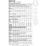 Simplicity 9112 - Misses' Button Down Top, Shell & Pants