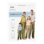 Simplicity 9129 Unisex Pyjama Bottoms