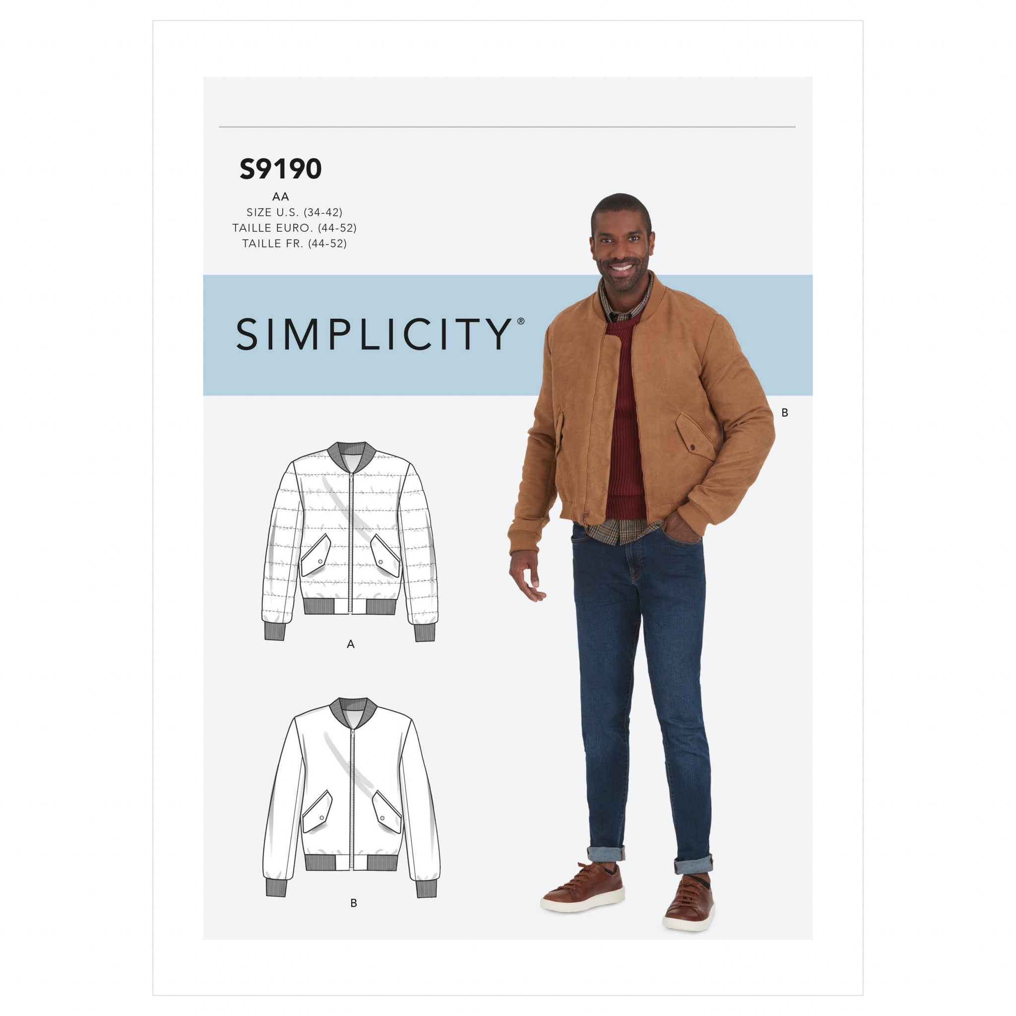 Simplicity 9190 - Men's Jacket
