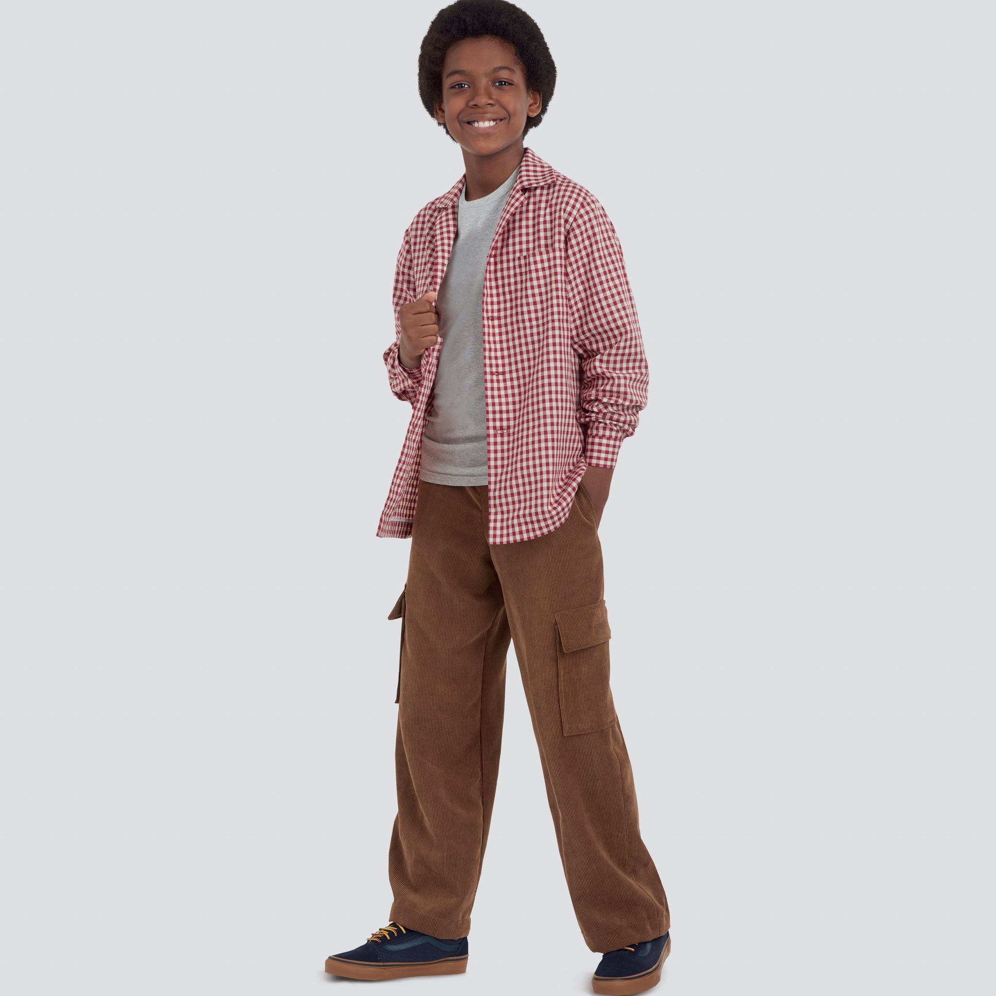 Simplicity Children 9201 - Children's and Boys' Shirt, Waistcoat and Pull-On Trousers