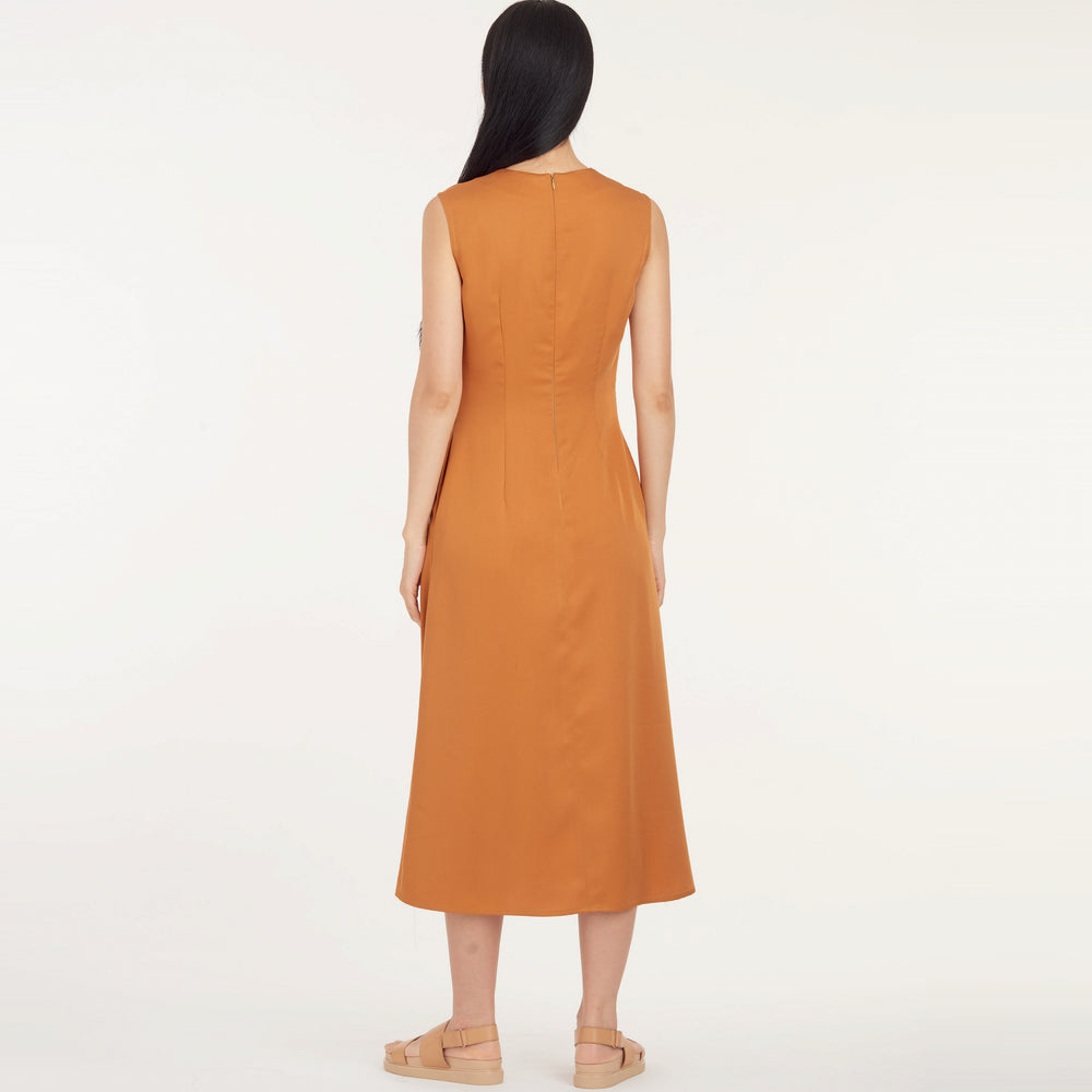 Simplicity 9223 - Pleated Dress