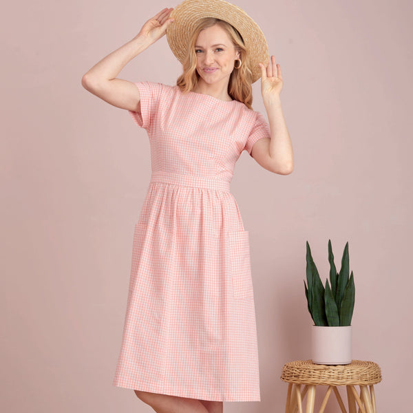 Simplicity 9324 - Gathered Waist Dress