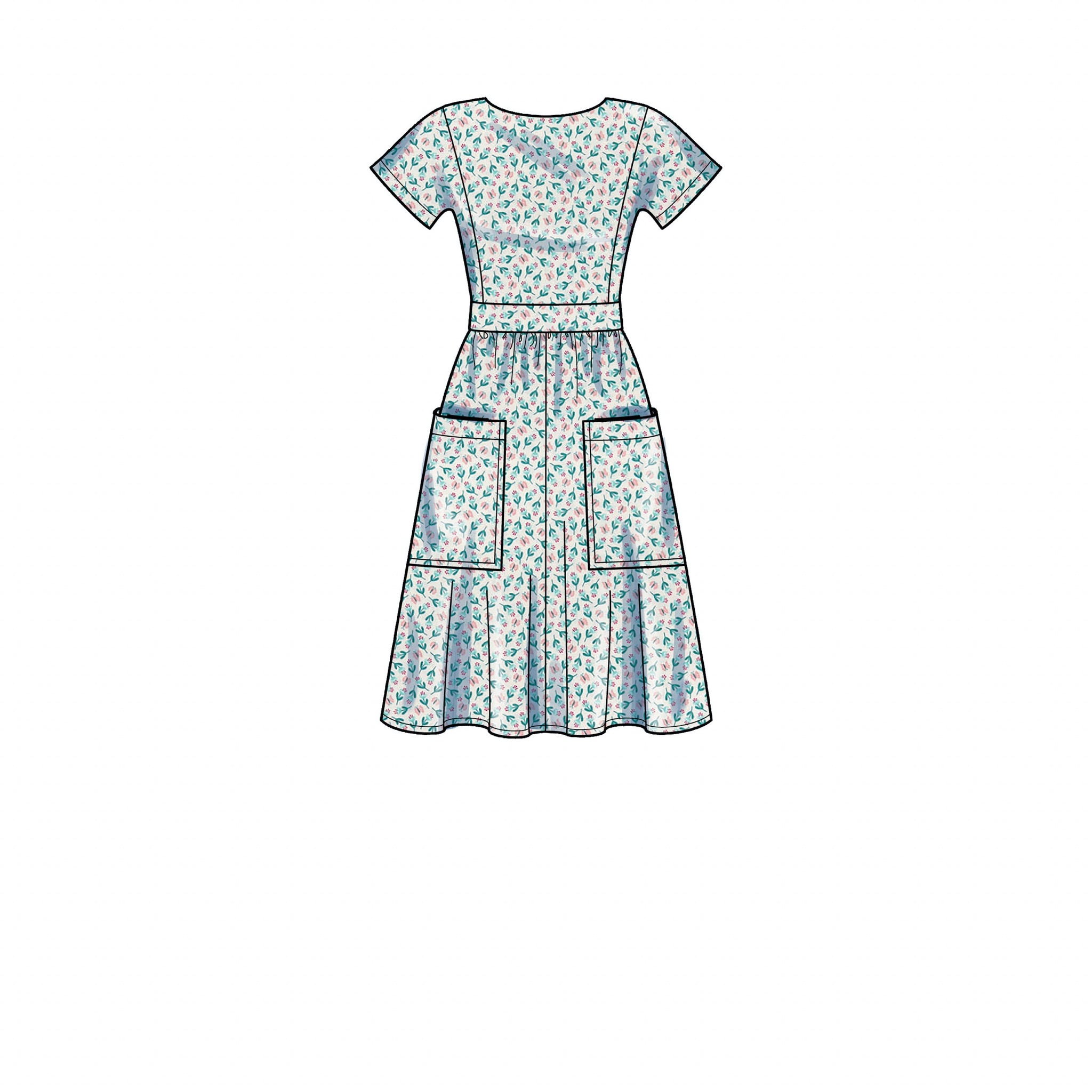 Simplicity 9324 - Gathered Waist Dress