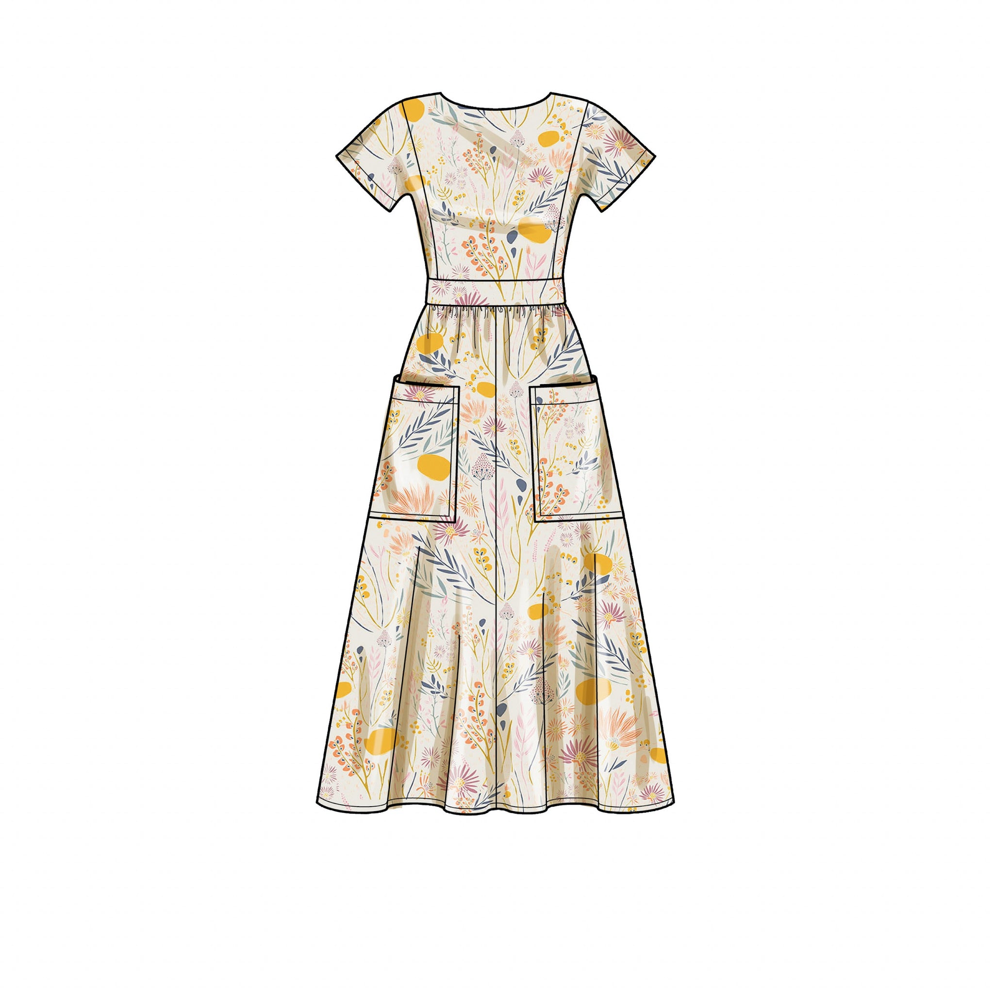 Simplicity 9324 - Gathered Waist Dress