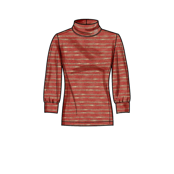 Simplicity 9385 - Misses' Knit Tops