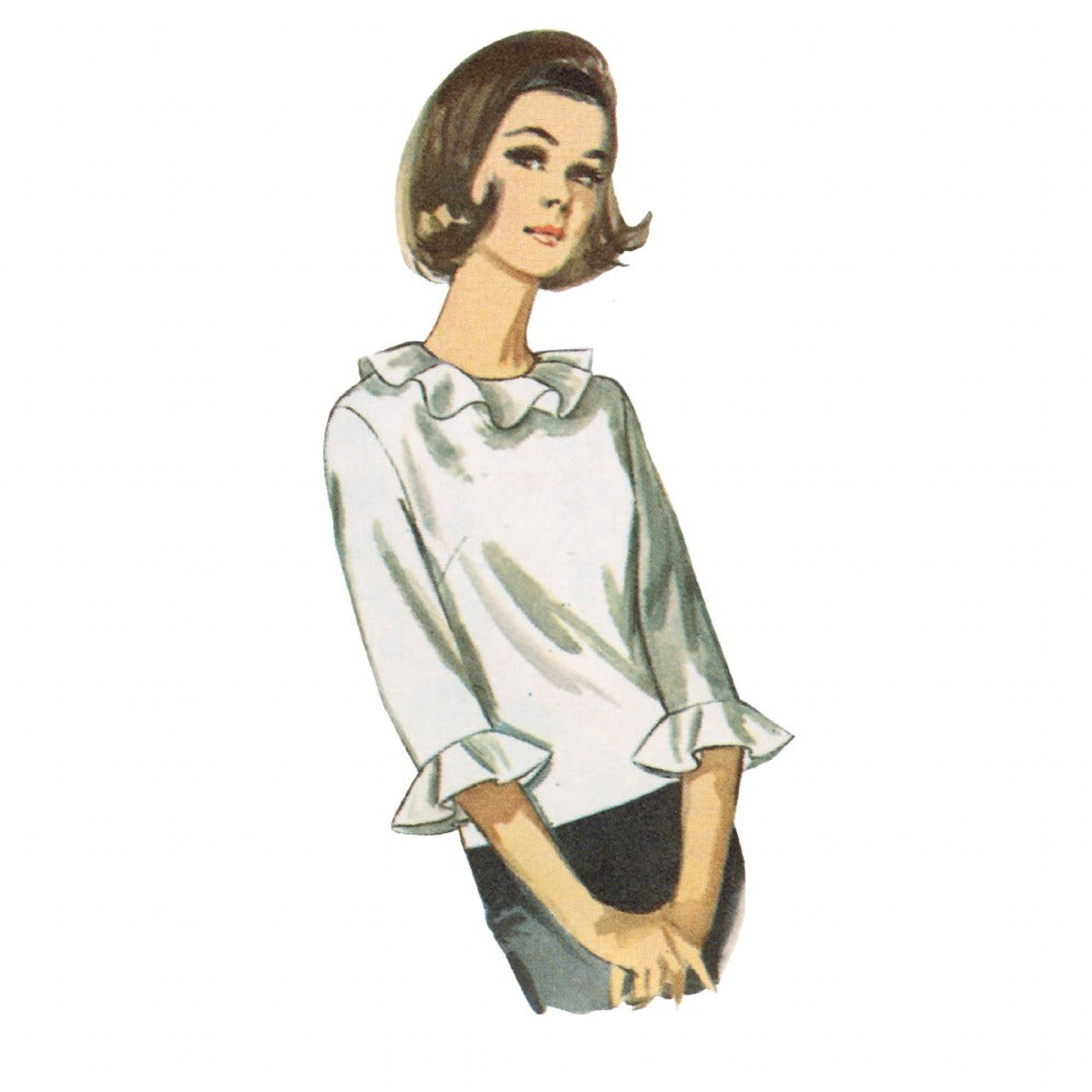 Simplicity 60s Vintage - 9386 - Set of Blouses