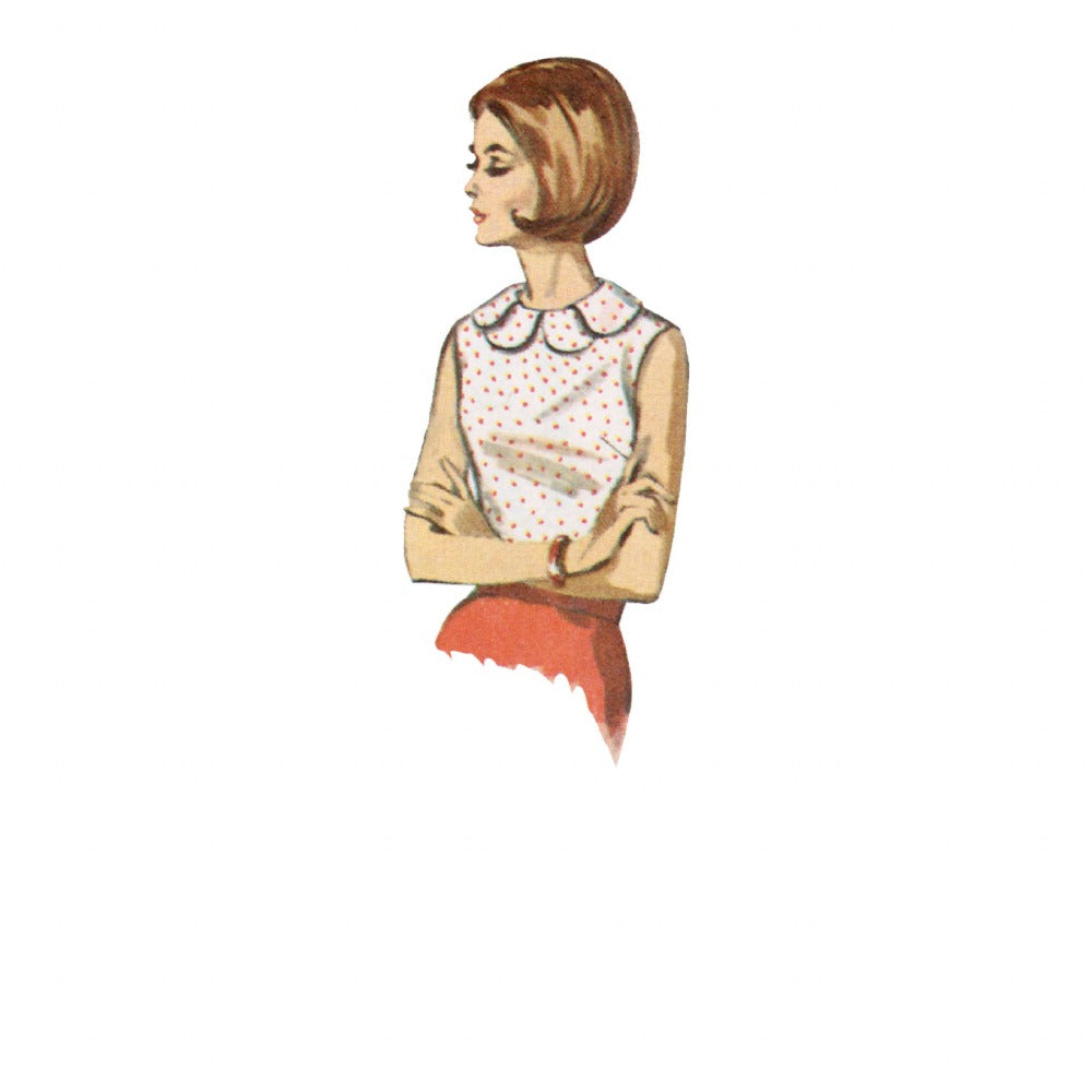 Simplicity 60s Vintage - 9386 - Set of Blouses