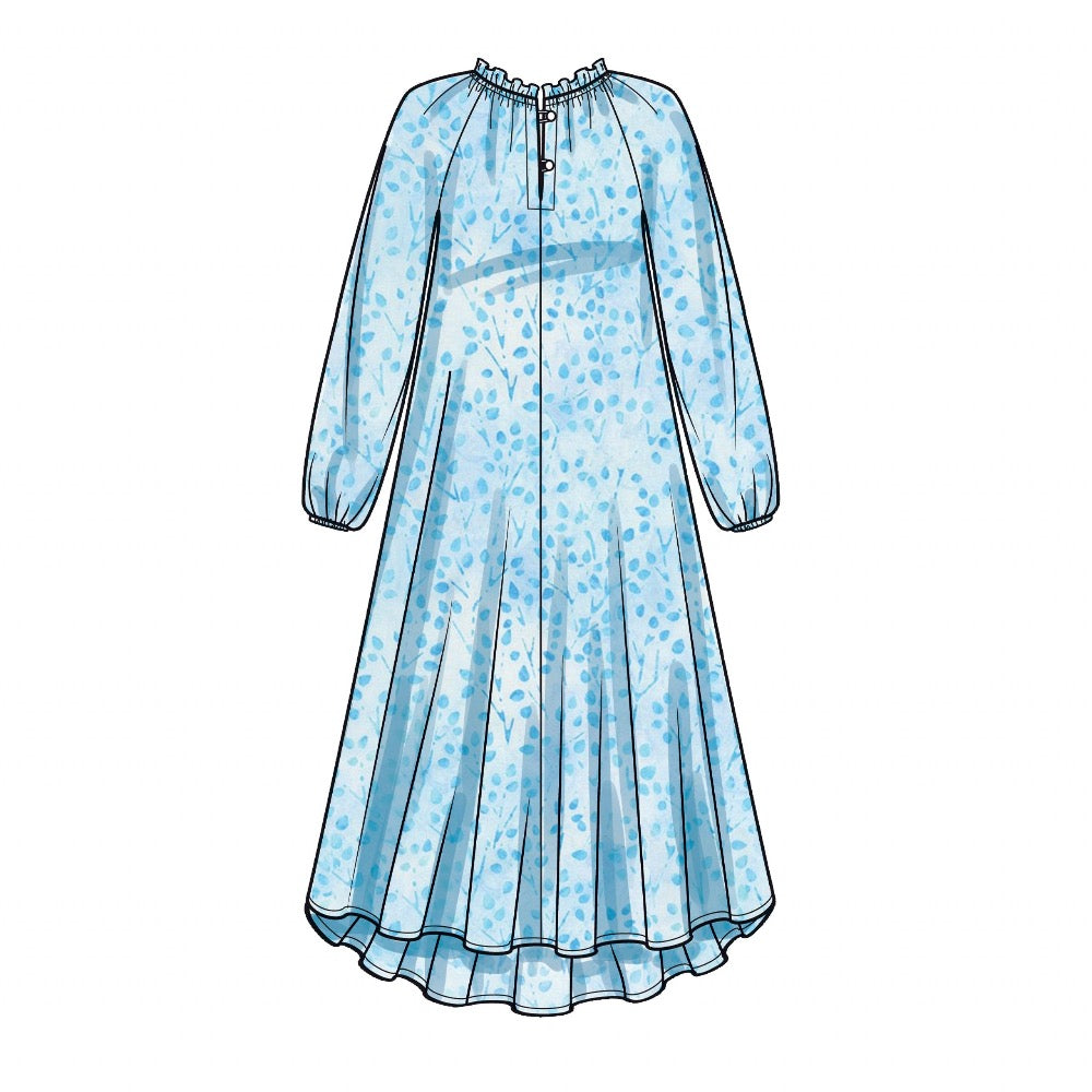 Simplicity 9462 - Children's and Misses' Lounge Dress