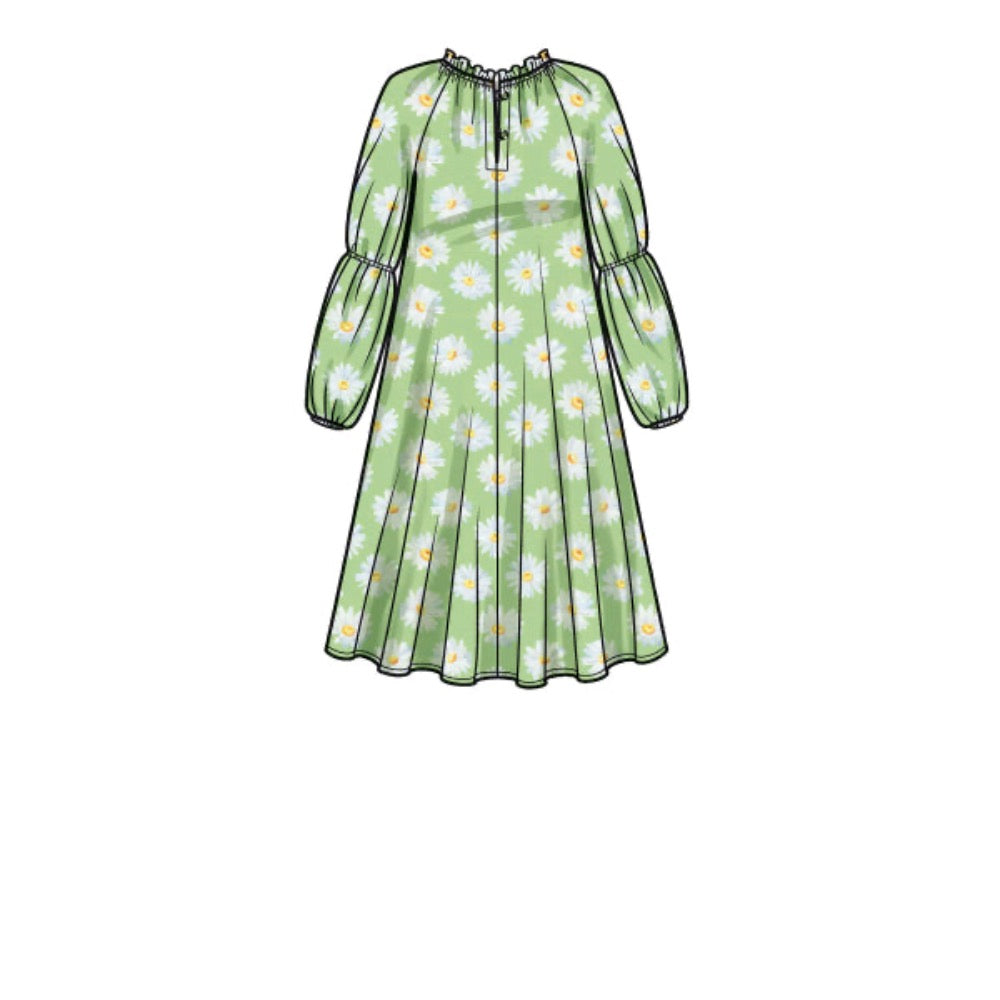 Simplicity 9462 - Children's and Misses' Lounge Dress