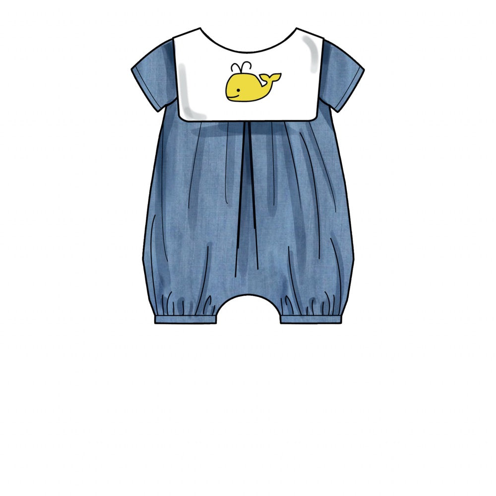 Simplicity Baby 9484 - Babies' Rompers