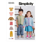 Simplicity Children 9485 - Jacket, Top, Skirt and Trousers