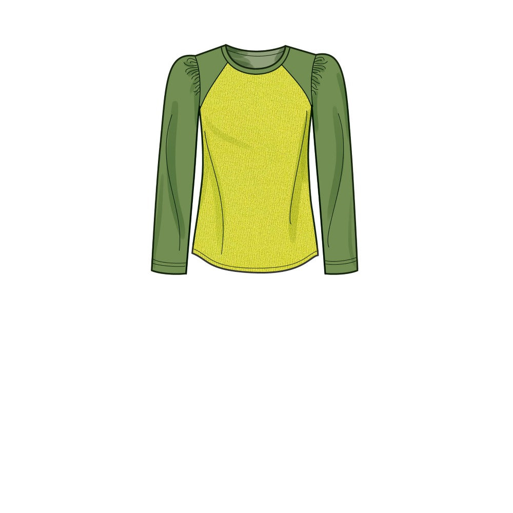 Simplicity 9645 - Misses' Knit Tops