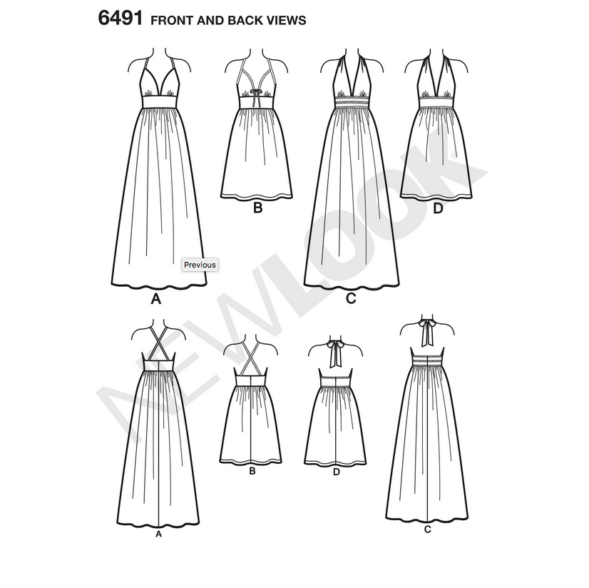 New Look Women's 6491 - Maxi Dress