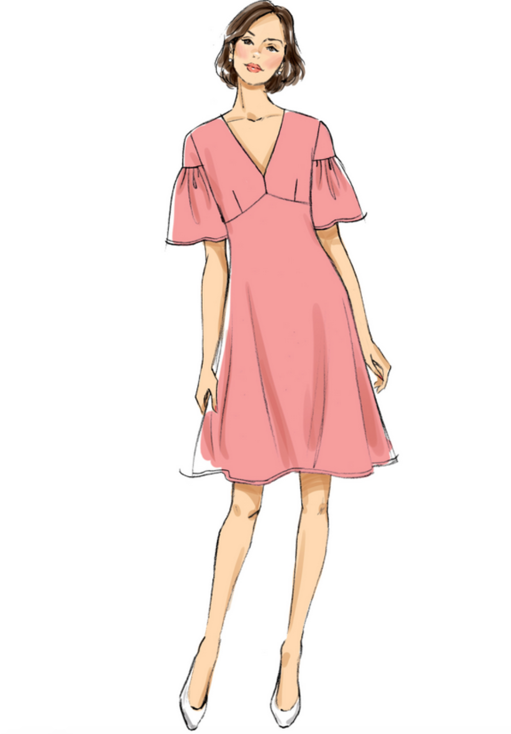 Butterick 6678 - Unlined Dress